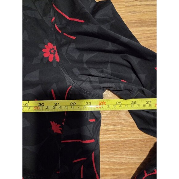 Au Noir Long Sleeves Men Shirt Size 6 Black And Red Pre-Owned - Picture 8 of 8